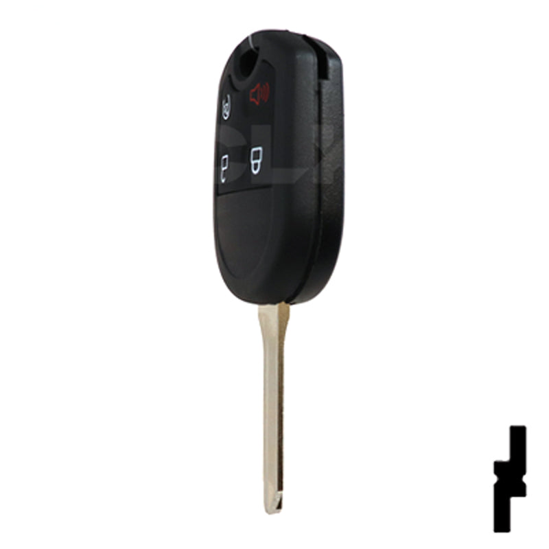Ford 4 Button Remote Head Key (4B2) - By Ilco Automotive Key Ilco