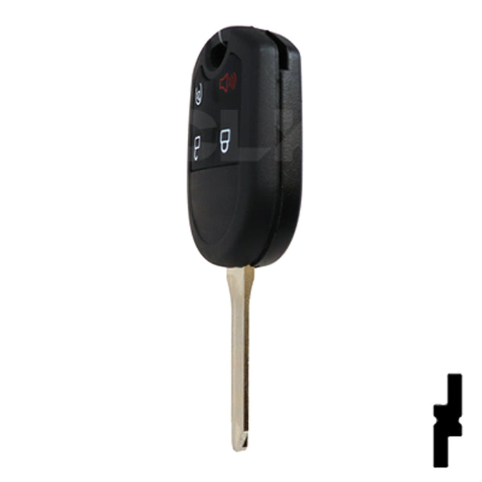 Ford 4 Button Remote Head Key (4B2) - By Ilco Automotive Key Ilco