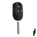 Ford 4 Button Remote Head Key (4B2) - By Ilco Automotive Key Ilco