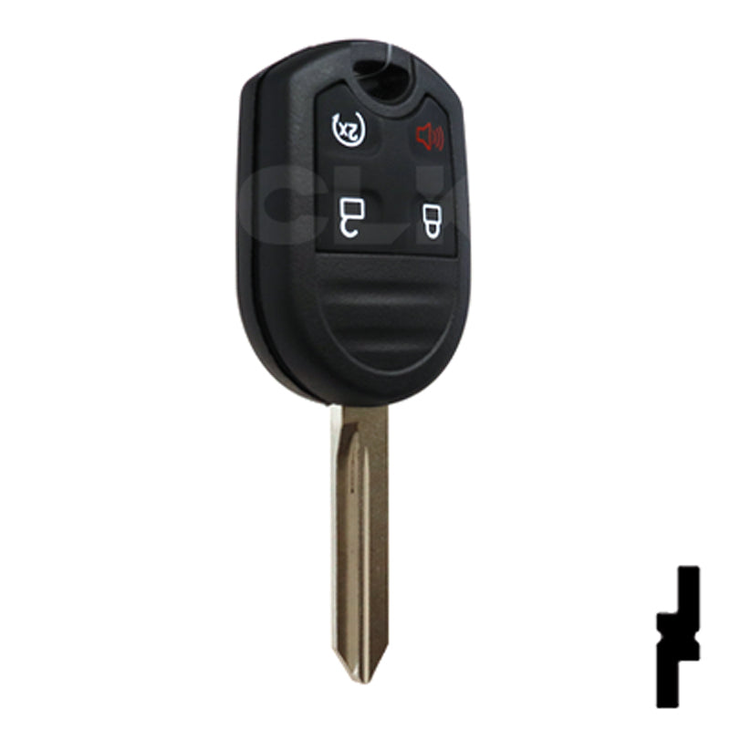 Ford 4 Button Remote Head Key (4B2) - By Ilco Automotive Key Ilco