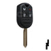 Ford 4 Button Remote Head Key (4B3) - By Ilco Automotive Key Ilco