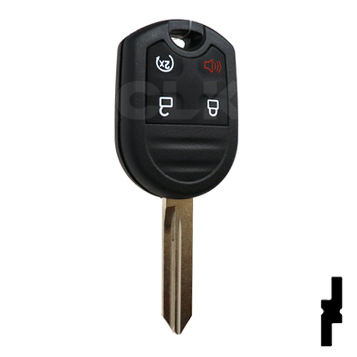 Ford 4 Button Remote Head Key (4B3) - By Ilco Automotive Key Ilco