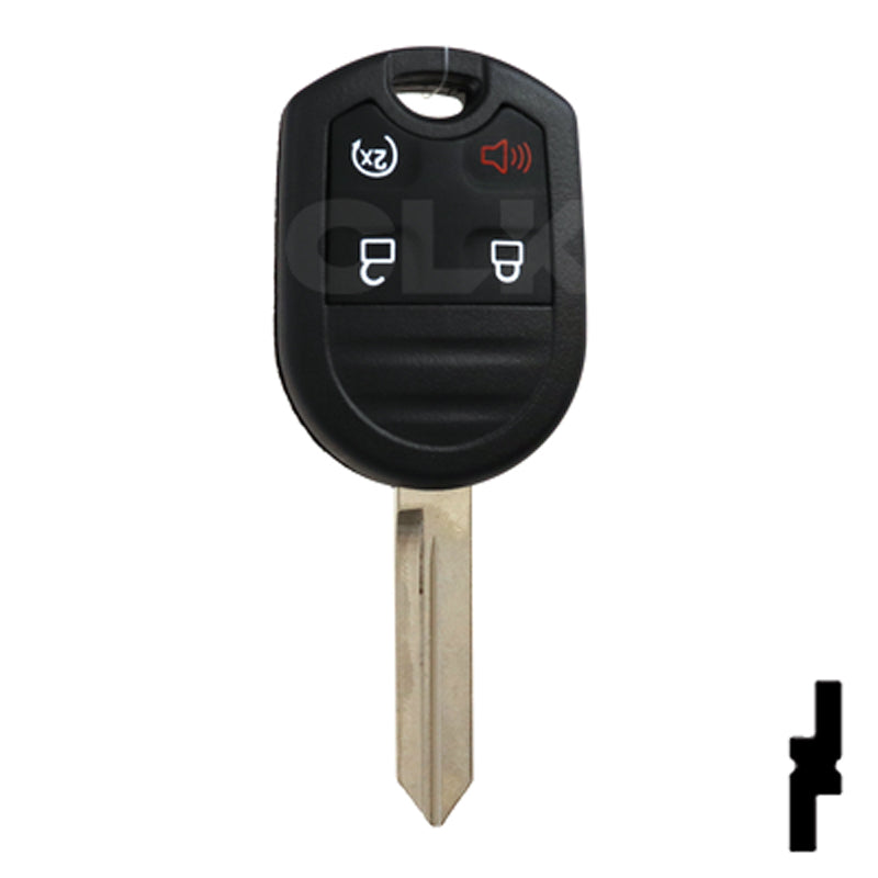 Ford 4 Button Remote Head Key (4B3) - By Ilco Automotive Key Ilco