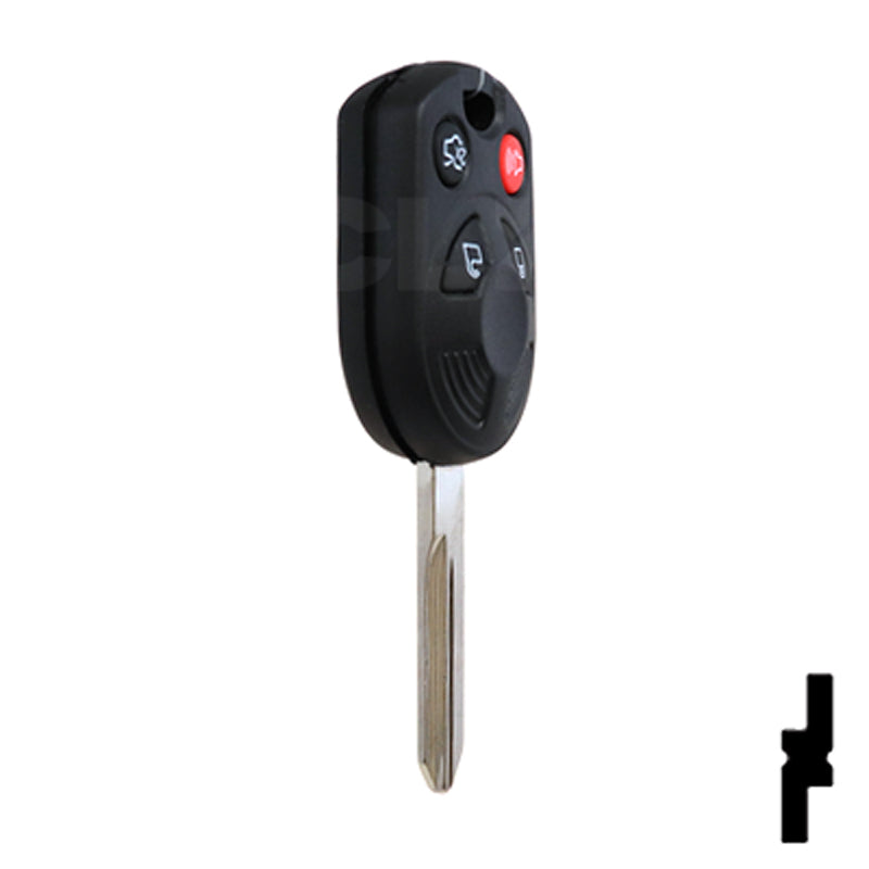 Ford 4 Button Remote Head Key (4B4) - By Ilco Automotive Key Ilco