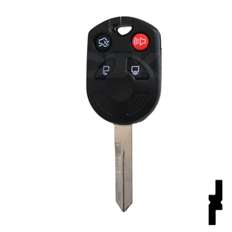 Ford 4 Button Remote Head Key (4B4) - By Ilco Automotive Key Ilco