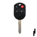 Ford 4 Button Remote Head Key (4B4) - By Ilco Automotive Key Ilco