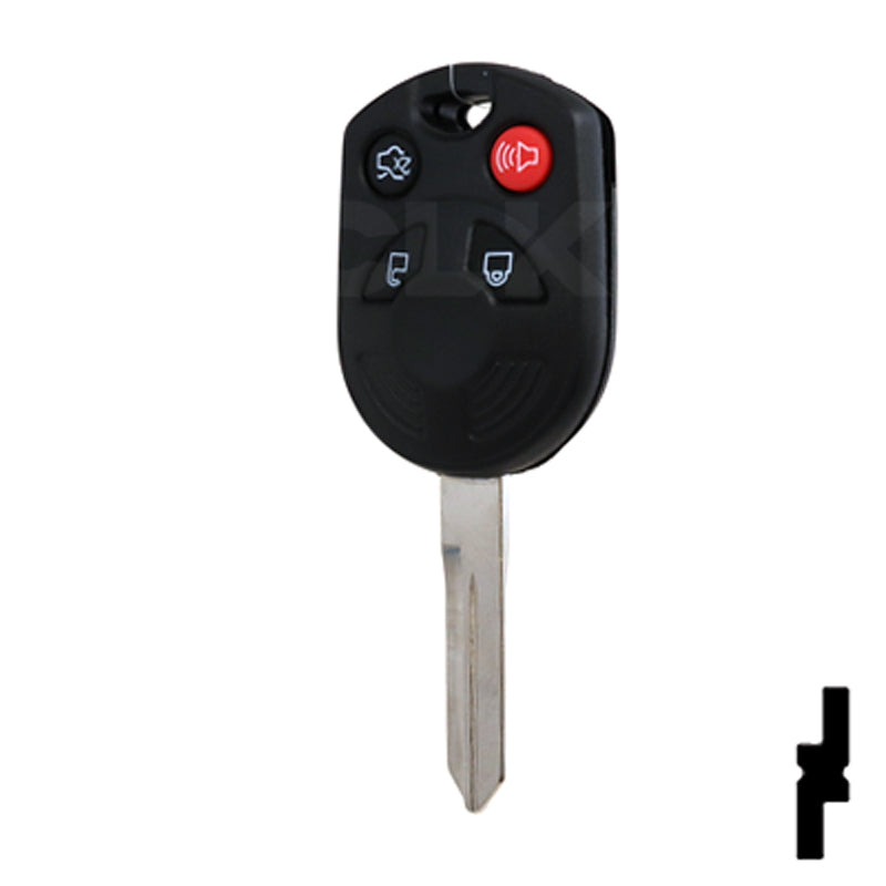Ford 4 Button Remote Head Key (4B4) - By Ilco Automotive Key Ilco