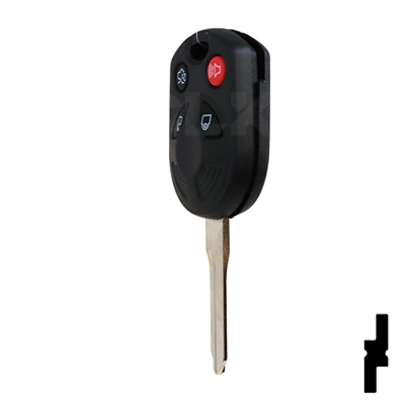 Ford 4 Button Remote Head Key (4B4) - By Ilco Automotive Key Ilco