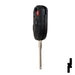 Ford 4 Button Remote Head Key (4B4) - By Ilco Automotive Key Ilco