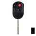 Ford 4 Button Remote Head Key (HU101 Blade) - By Ilco Automotive Key Ilco