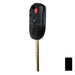 Ford 4 Button Remote Head Key (HU101 Blade) - By Ilco Automotive Key Ilco