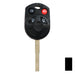 Ford 4 Button Remote Head Key (HU101 Blade) - By Ilco Automotive Key Ilco