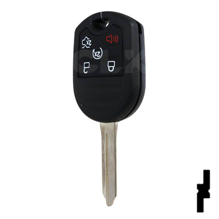 Ford 5 Button Remote Head Key (5B1) - By Ilco Automotive Key Ilco