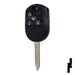 Ford 5 Button Remote Head Key (5B1) - By Ilco Automotive Key Ilco
