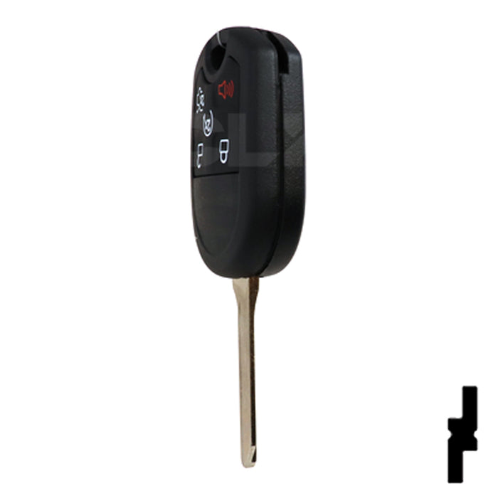 Ford 5 Button Remote Head Key (5B1) - By Ilco Automotive Key Ilco