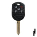 Ford 5 Button Remote Head Key (5B1) - By Ilco Automotive Key Ilco