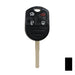 Ford OEM Replacement 4-Button Remote Key with High Security Blade Automotive Key Solid Keys USA