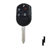 Ford OEM Replacement 4-Button Remote Key with Remote Start Automotive Key Solid Keys USA