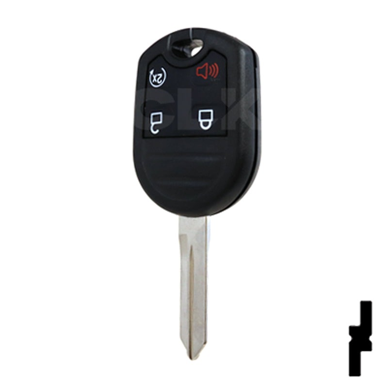 Ford OEM Replacement 4-Button Remote Key with Remote Start Automotive Key Solid Keys USA