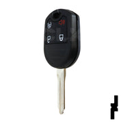 Ford OEM Replacement 4-Button Remote Key with Remote Start Automotive Key Solid Keys USA