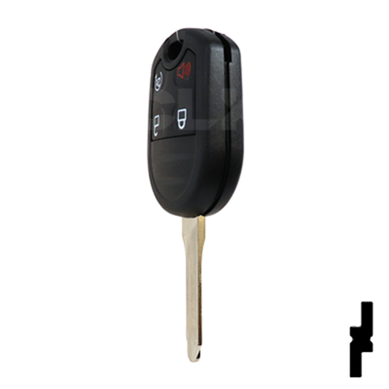 Ford OEM Replacement 4-Button Remote Key with Remote Start Automotive Key Solid Keys USA