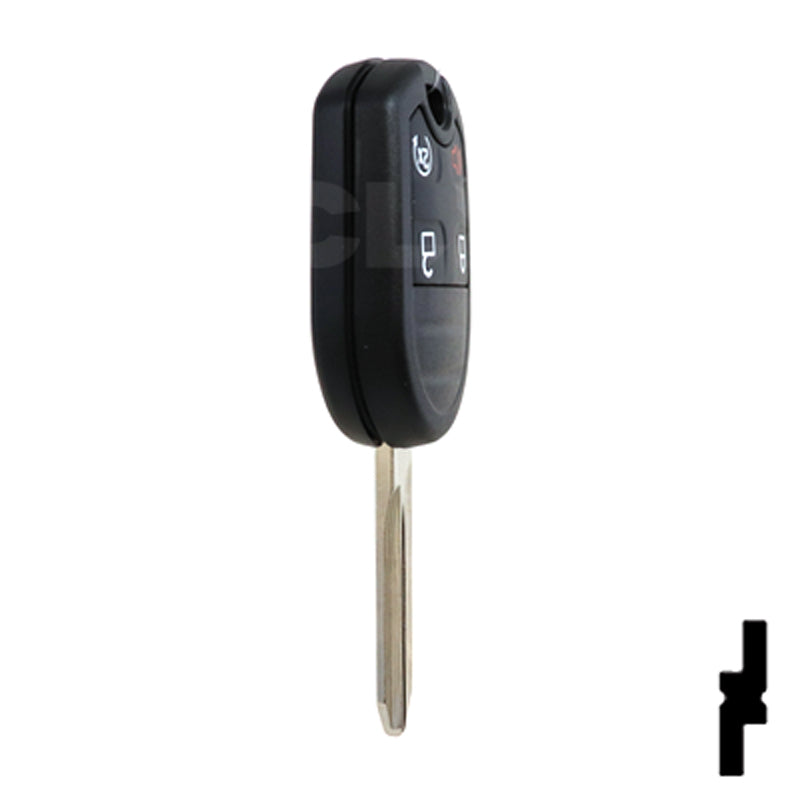 Ford OEM Replacement 4-Button Remote Key with Remote Start Automotive Key Solid Keys USA