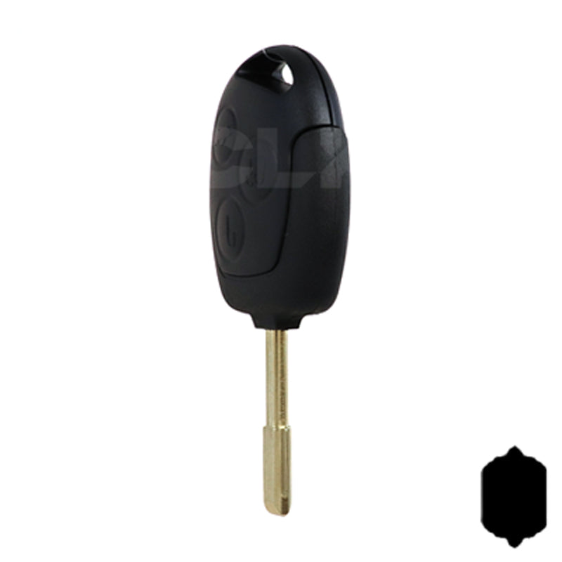 Ford Transit Connect 3 Button Remote Head Tibbe Key (3B4) - By Ilco Automotive Key Ilco