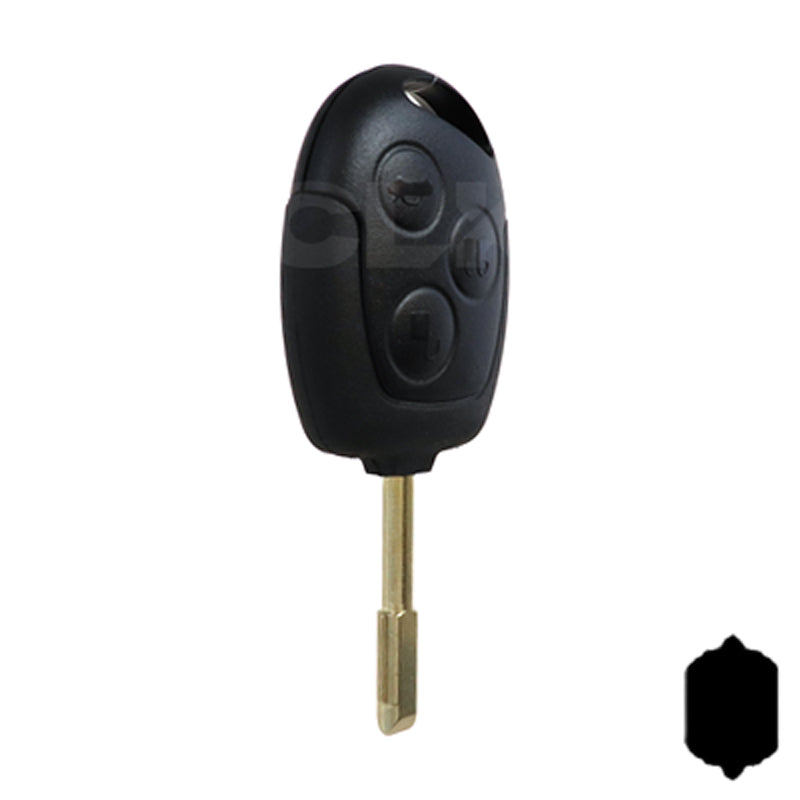 Ford Transit Connect 3 Button Remote Head Tibbe Key (3B4) - By Ilco Automotive Key Ilco
