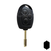 Ford Transit Connect 3 Button Remote Head Tibbe Key (3B4) - By Ilco Automotive Key Ilco