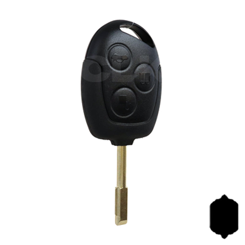 Ford Transit Connect 3 Button Remote Head Tibbe Key (3B4) - By Ilco Automotive Key Ilco