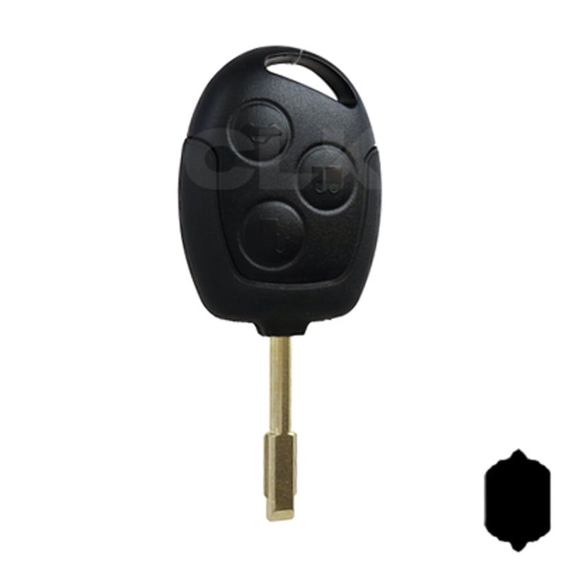 Ford Transit Connect 3 Button Remote Head Tibbe Key (3B4) - By Ilco Automotive Key Ilco