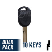 Ford Transponder Key Blank (H84-PT, H92-PT) Pack of 10 Automotive Key JMA USA