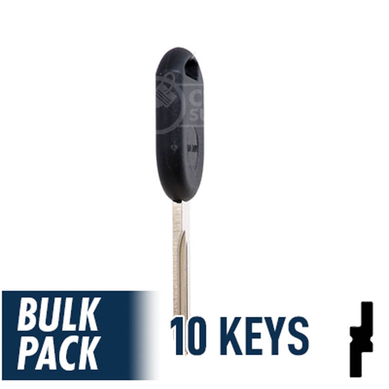 Ford Transponder Key Blank (H84-PT, H92-PT) Pack of 10 Automotive Key JMA USA