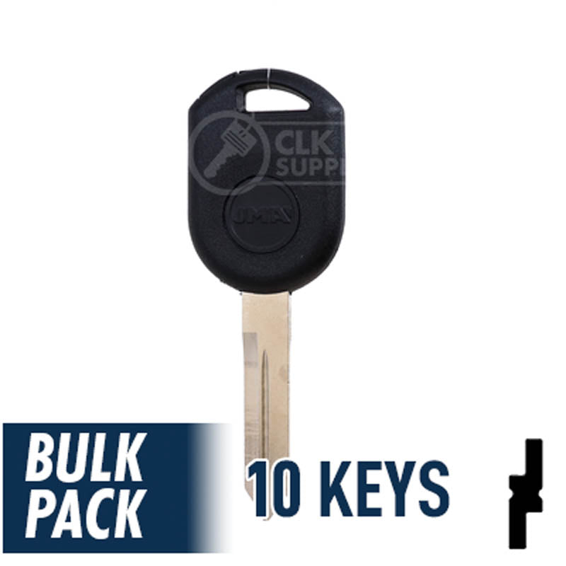 Ford Transponder Key Blank (H84-PT, H92-PT) Pack of 10 Automotive Key JMA USA