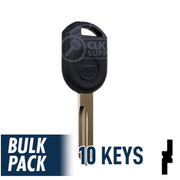Ford Transponder Key Blank (H84-PT, H92-PT) Pack of 10 Automotive Key JMA USA