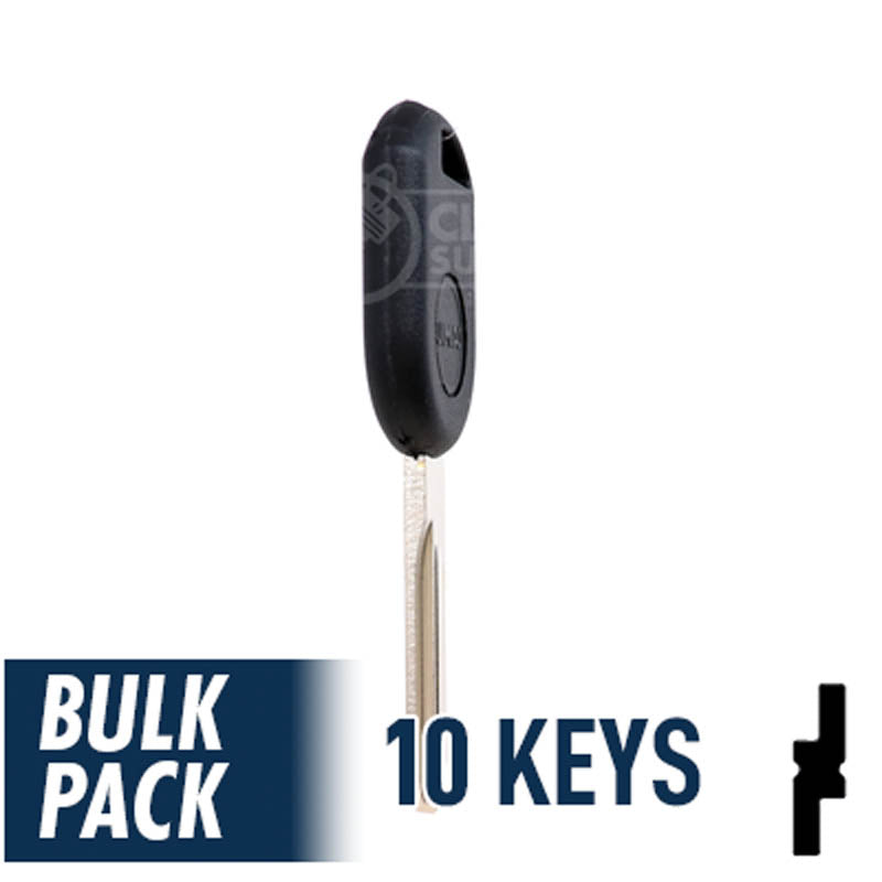 Ford Transponder Key Blank (H84-PT, H92-PT) Pack of 10 Automotive Key JMA USA