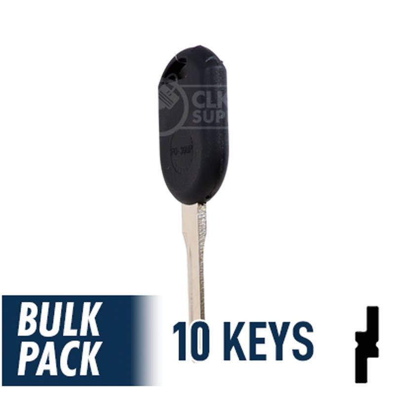Ford Transponder Key Blank (H84-PT, H92-PT) Pack of 10 Automotive Key JMA USA