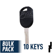 Ford Transponder Key Blank (H84-PT, H92-PT) Pack of 10 Automotive Key JMA USA