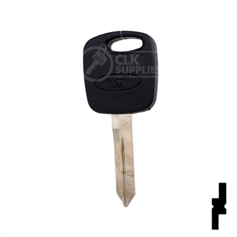 Ford Transponder Key ( H72-PT, 598333 ) Automotive Key LockVoy