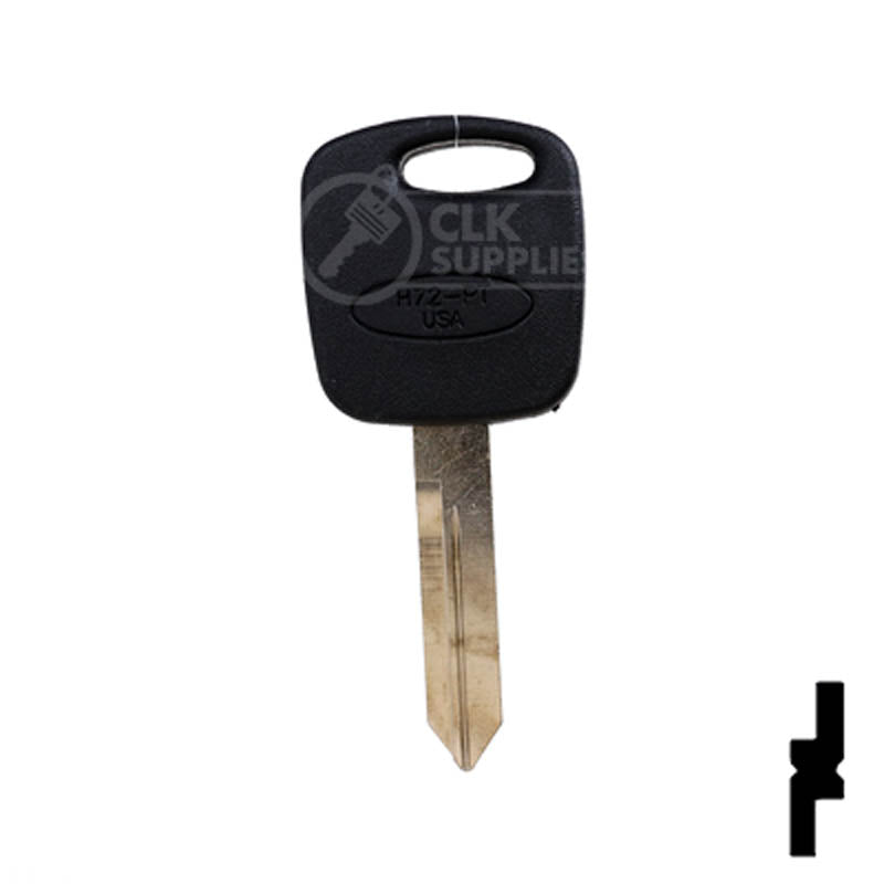 Ford Transponder Key ( H72-PT, 598333 ) Automotive Key LockVoy