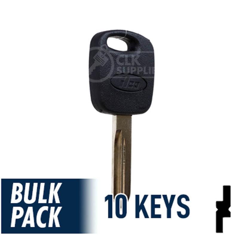 Ford Transponder Key ( H72-PT, 598333 ) Pack of 10 Automotive Key JMA USA