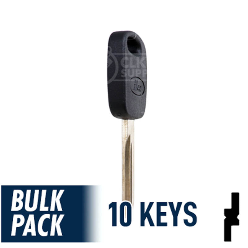 Ford Transponder Key ( H72-PT, 598333 ) Pack of 10 Automotive Key JMA USA