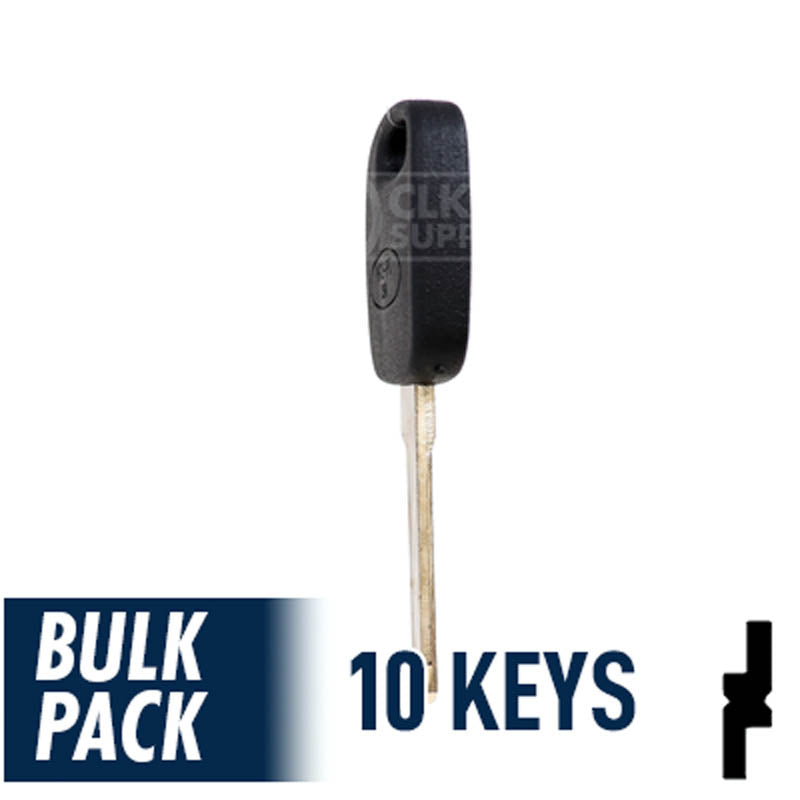 Ford Transponder Key ( H72-PT, 598333 ) Pack of 10 Automotive Key JMA USA