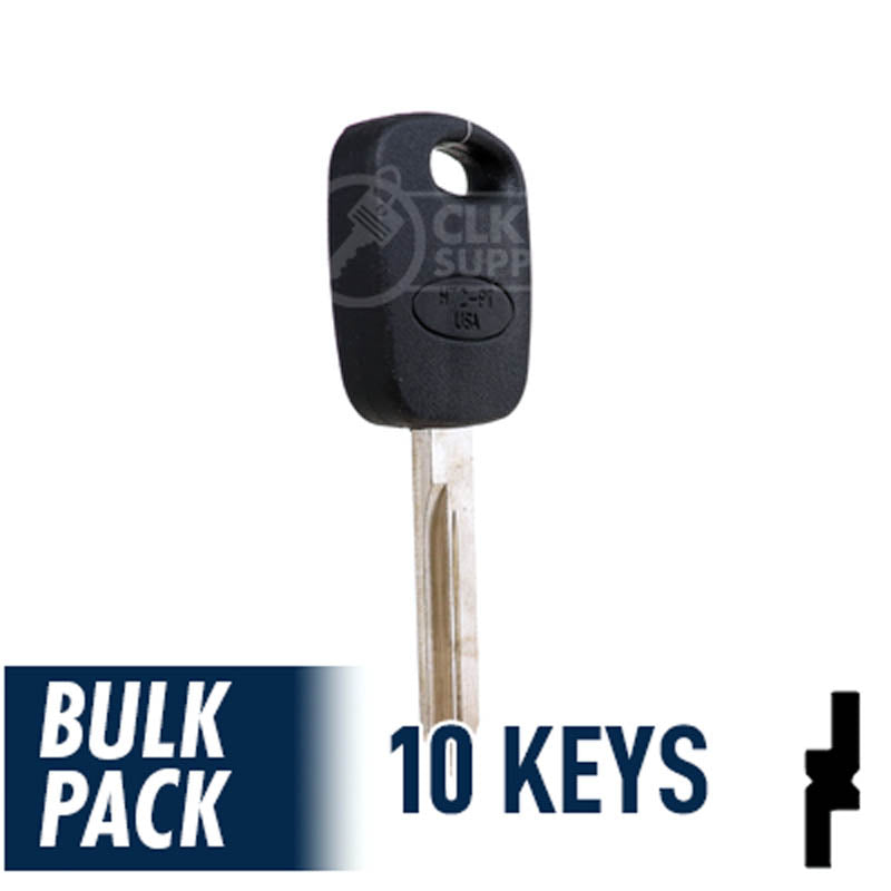 Ford Transponder Key ( H72-PT, 598333 ) Pack of 10 Automotive Key JMA USA