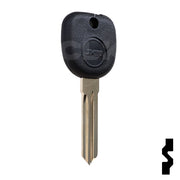 GM Circle Plus Transponder Key (B111-PT, 5903089) Automotive Key LockVoy