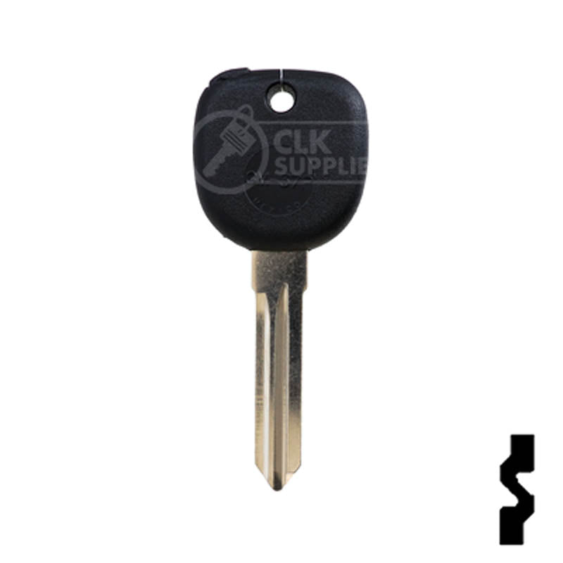 GM Circle Plus Transponder Key (B111-PT, 5903089) Automotive Key LockVoy