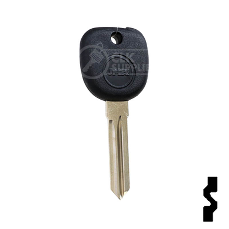 GM Circle Plus Transponder Key (B111-PT, 5903089) Automotive Key LockVoy