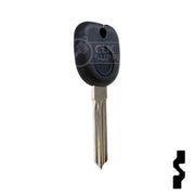 GM Circle Plus Transponder Key (B111-PT, 5903089) Automotive Key LockVoy
