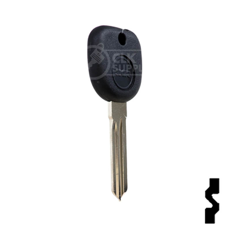 GM Circle Plus Transponder Key (B111-PT, 5903089) Automotive Key LockVoy