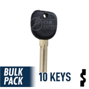 GM Circle Plus Transponder Key ( B111-PT, 5903089 ) Pack of 10 Automotive Key JMA USA